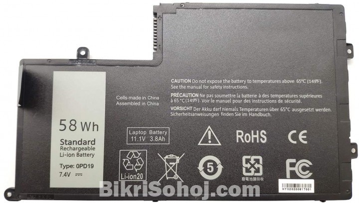 Dell Inspiron 14 5445 5447 5448 3800mAh 3 Cell Only Battery